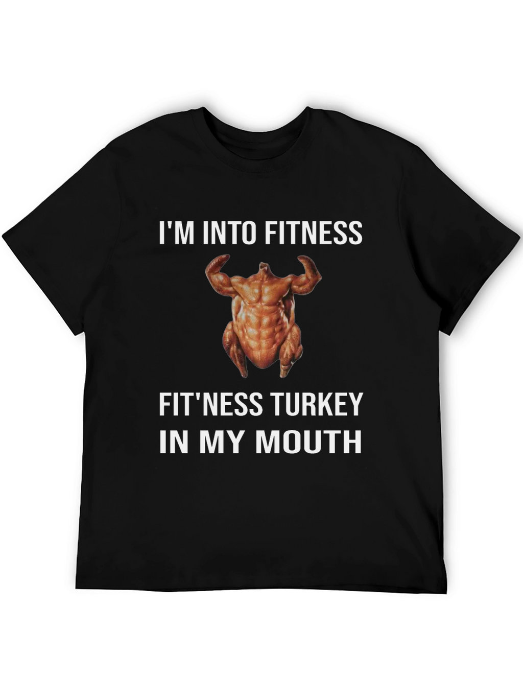 Fitness Turkey T-Shirt - Funny Thanksgiving Gym Tee