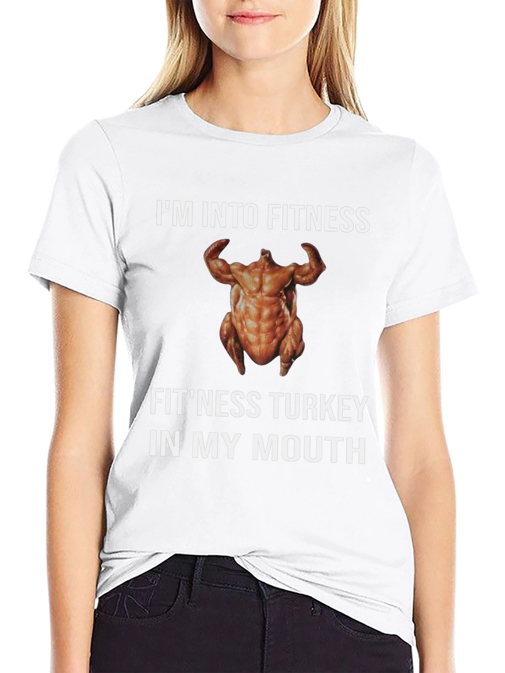 Fitness Turkey T-Shirt - Funny Thanksgiving Gym Tee
