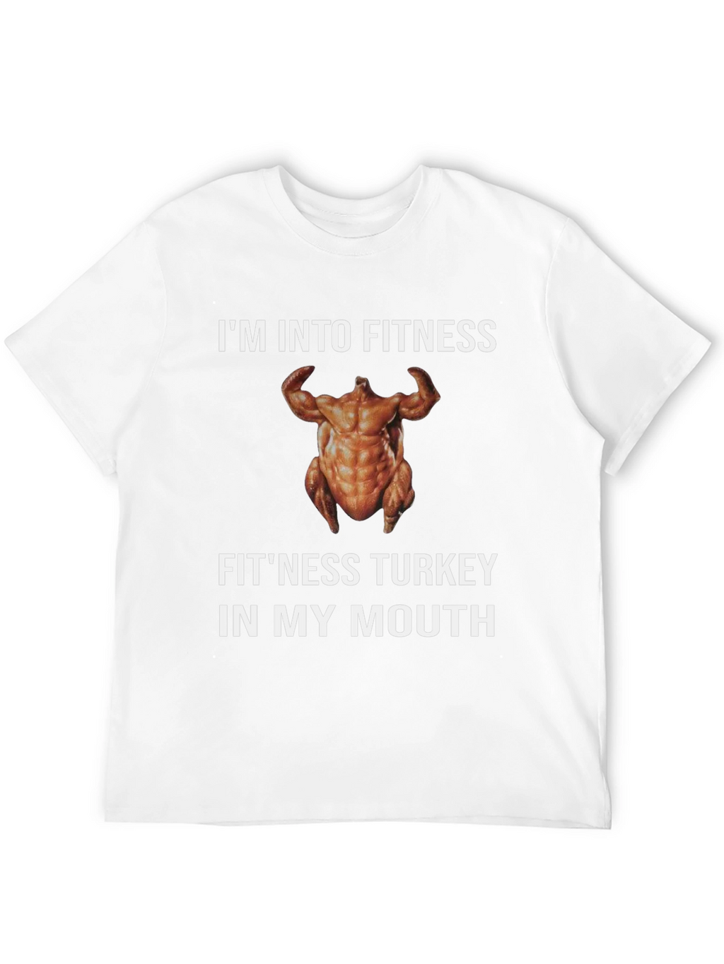 Fitness Turkey T-Shirt - Funny Thanksgiving Gym Tee