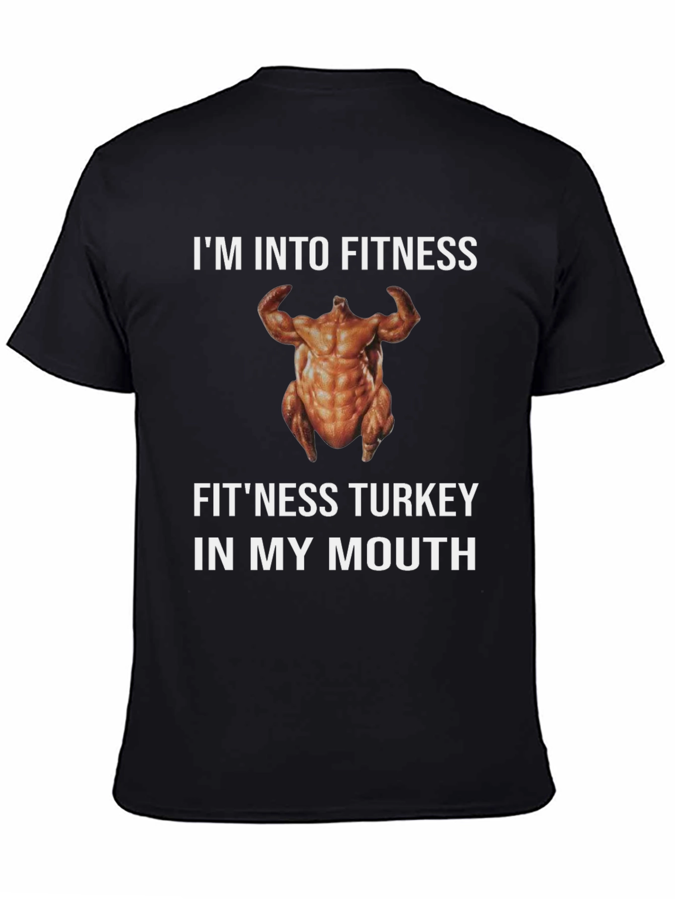 Fitness Turkey T-Shirt - Funny Thanksgiving Gym Tee