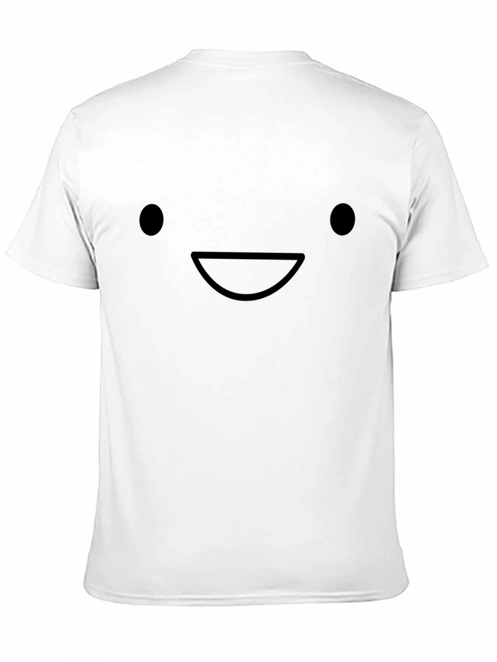 Smiley Face Graphic Black T-Shirt