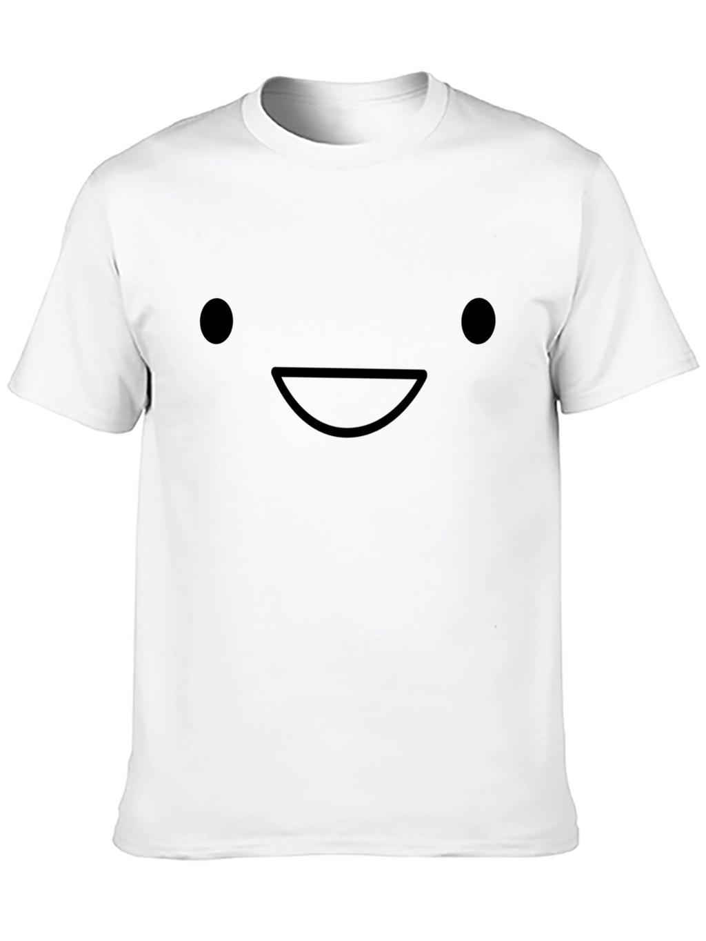 Smiley Face Graphic Black T-Shirt