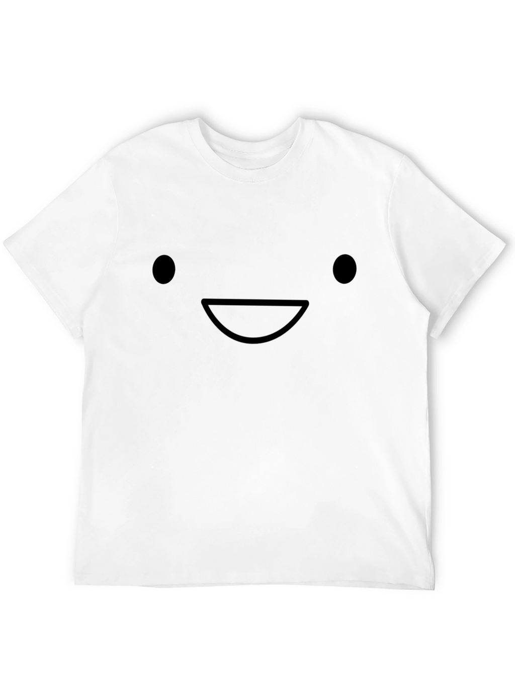 Smiley Face Graphic Black T-Shirt