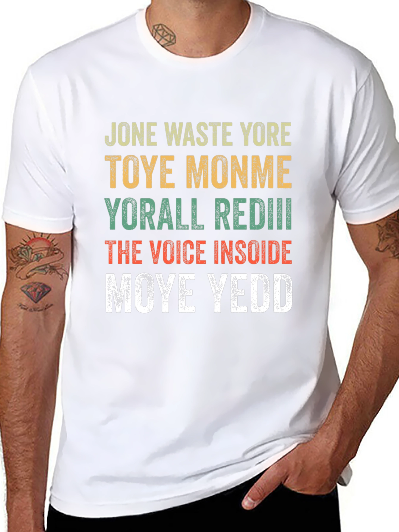 Jone Waste Yore Toye Monme Funny Graphic Tee