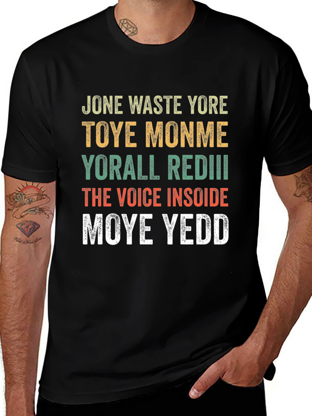 Jone Waste Yore Toye Monme Funny Graphic Tee