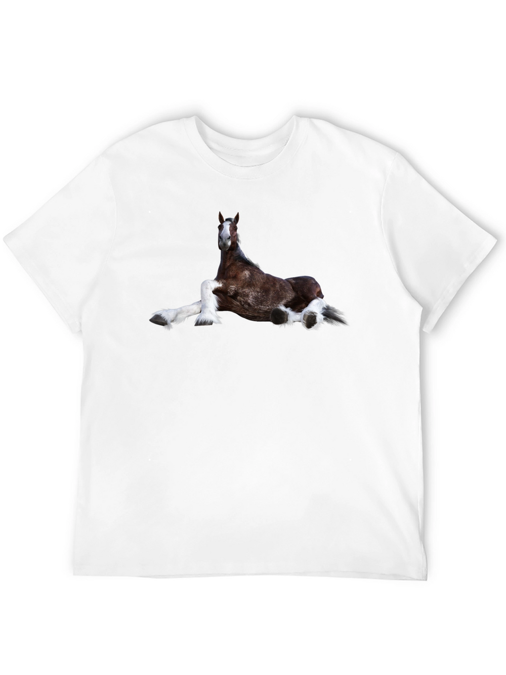 Horse Graphic T-Shirt Black