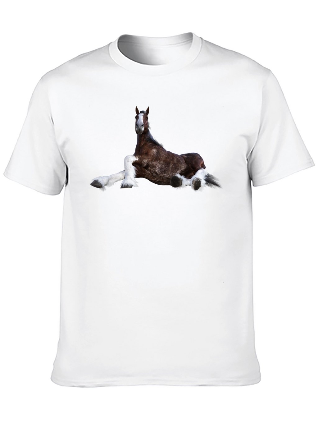 Horse Graphic T-Shirt Black