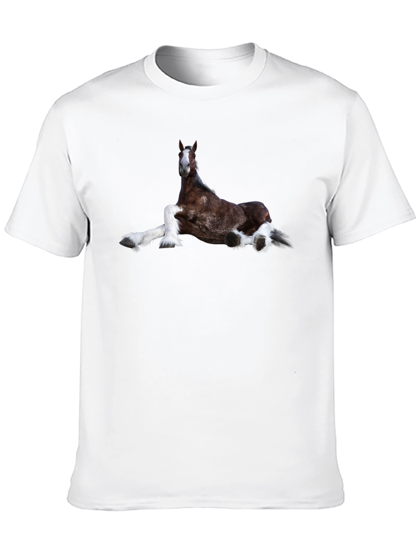 Horse Graphic T-Shirt Black
