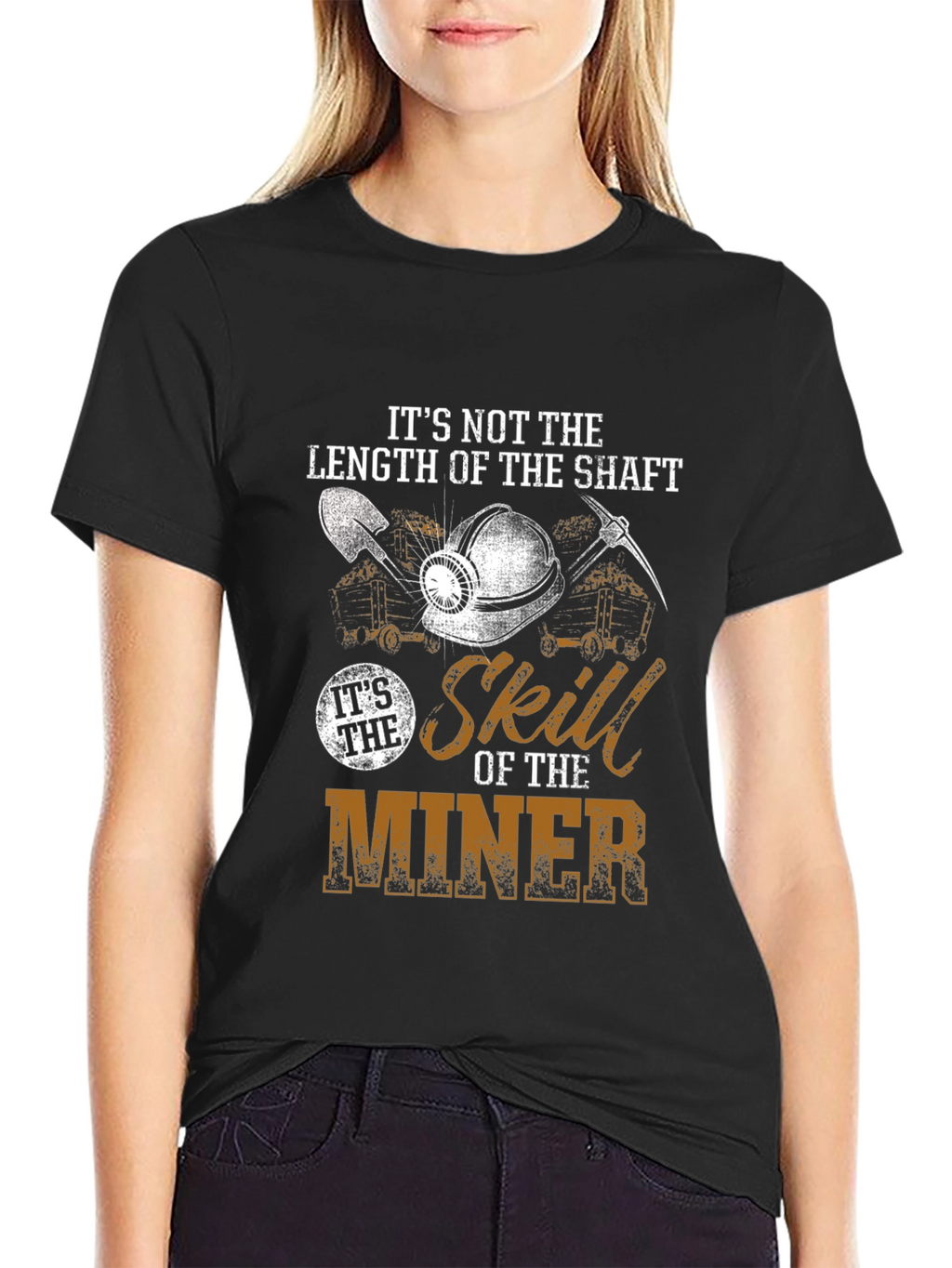 Miner Skill Graphic T-Shirt - Length of the Shaft