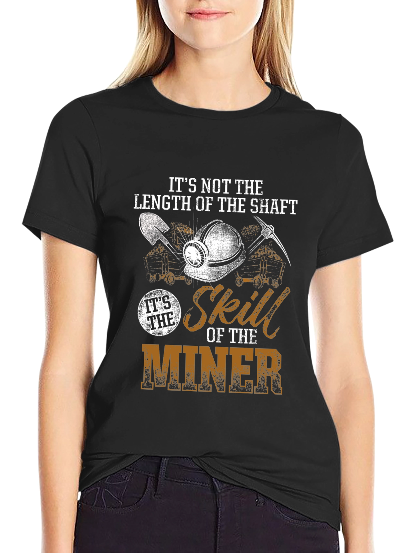 Miner Skill Graphic T-Shirt - Length of the Shaft