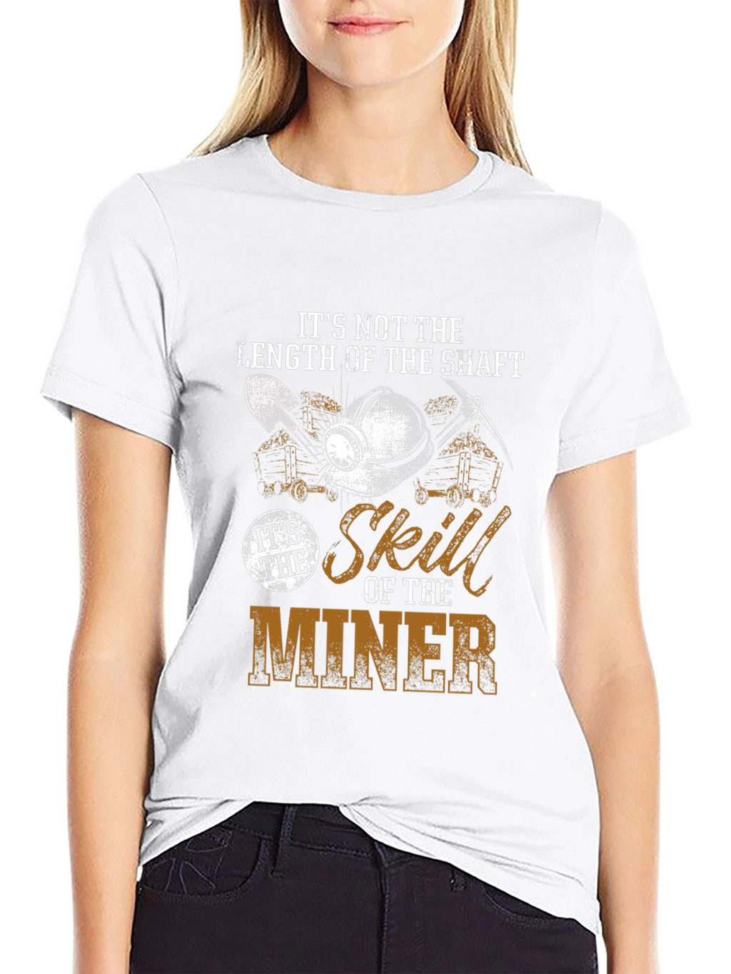 Miner Skill Graphic T-Shirt - Length of the Shaft