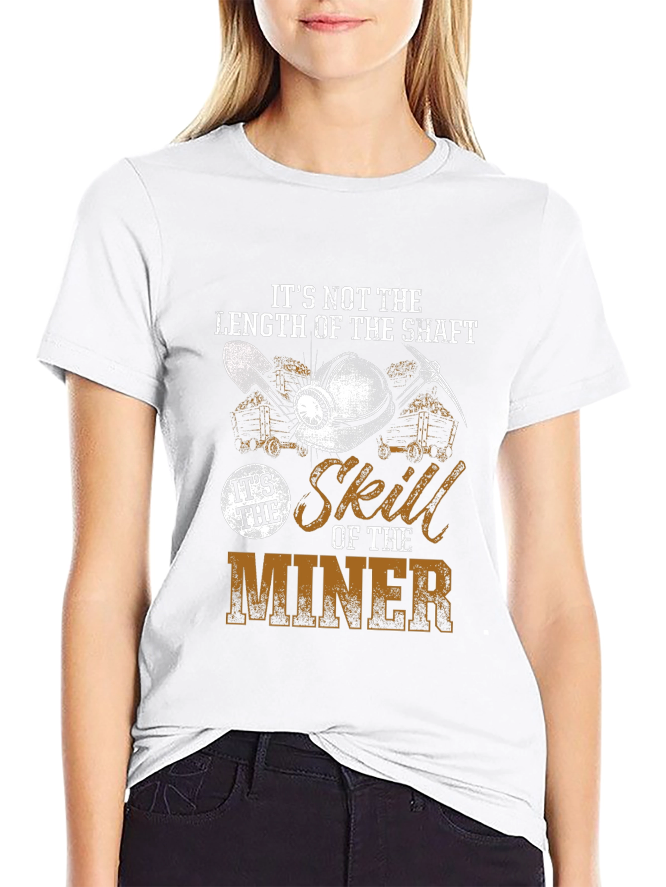 Miner Skill Graphic T-Shirt - Length of the Shaft