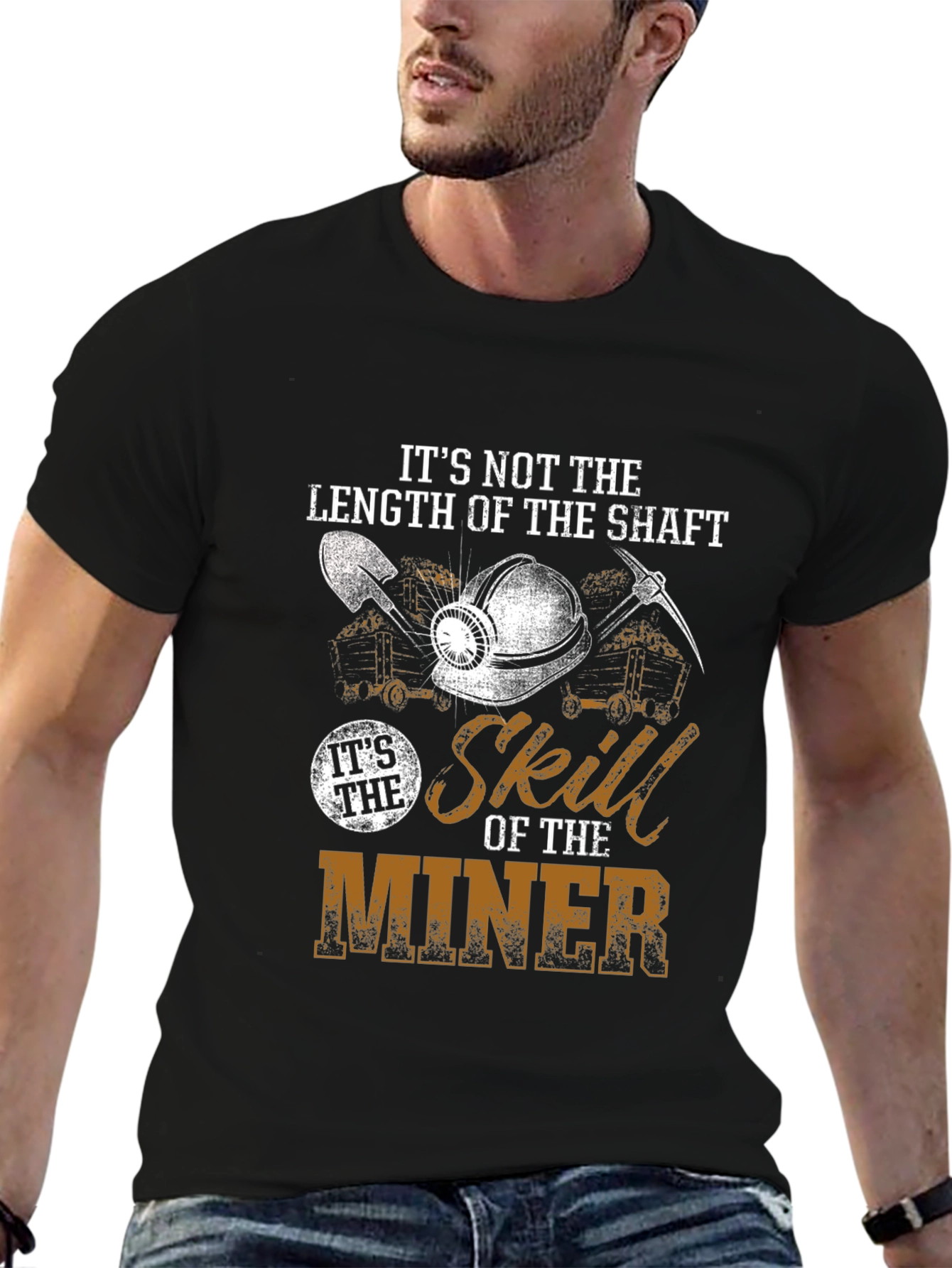 Miner Skill Graphic T-Shirt - Length of the Shaft