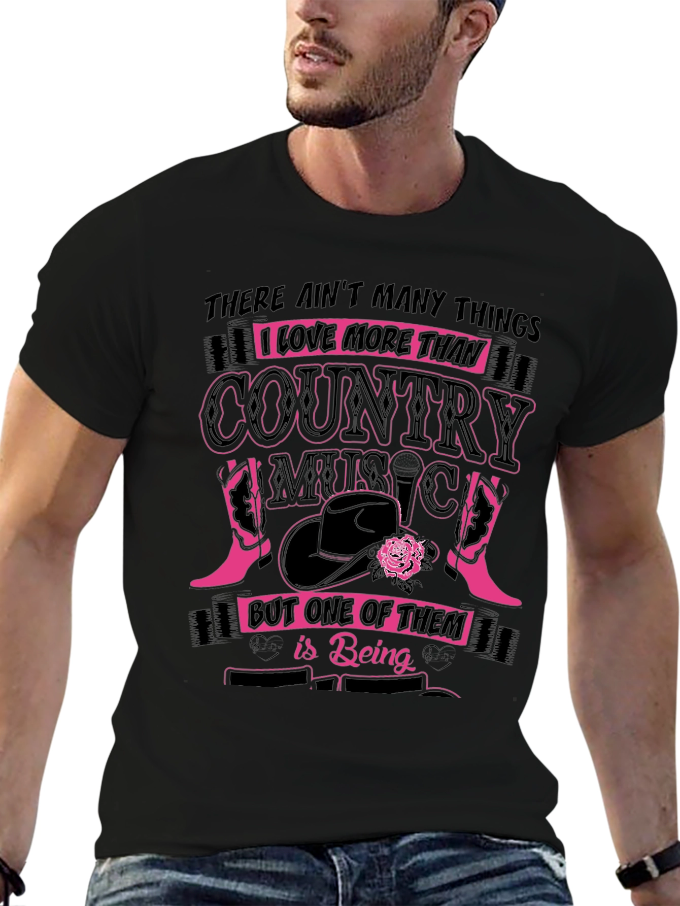 Country Music Lover T-Shirt - Aint Many Things I Love More