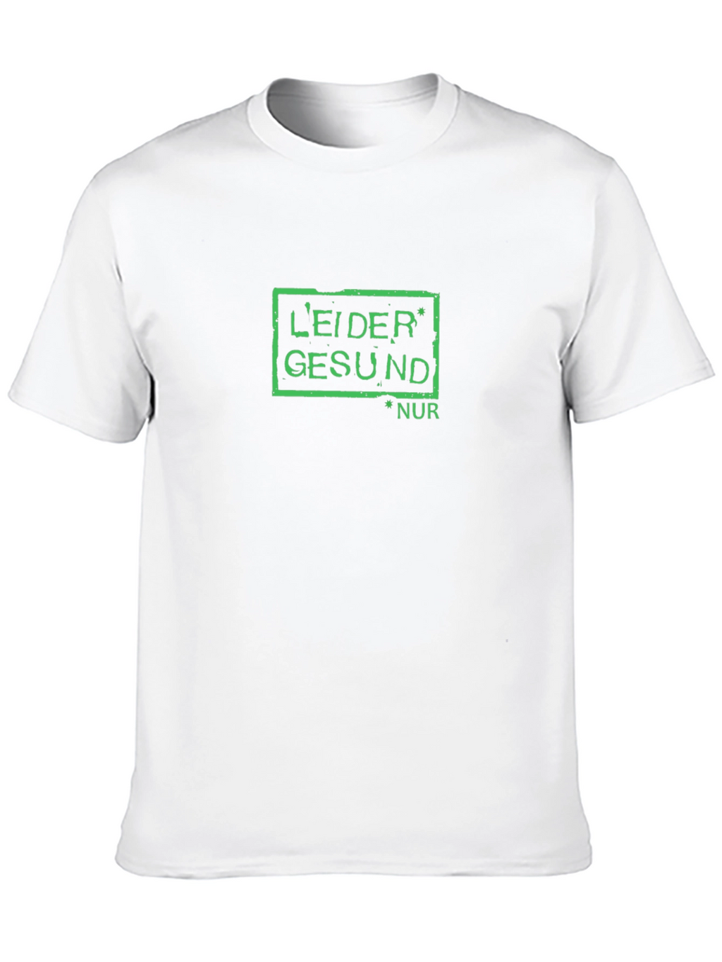 Leider Gesund Black Graphic Tee