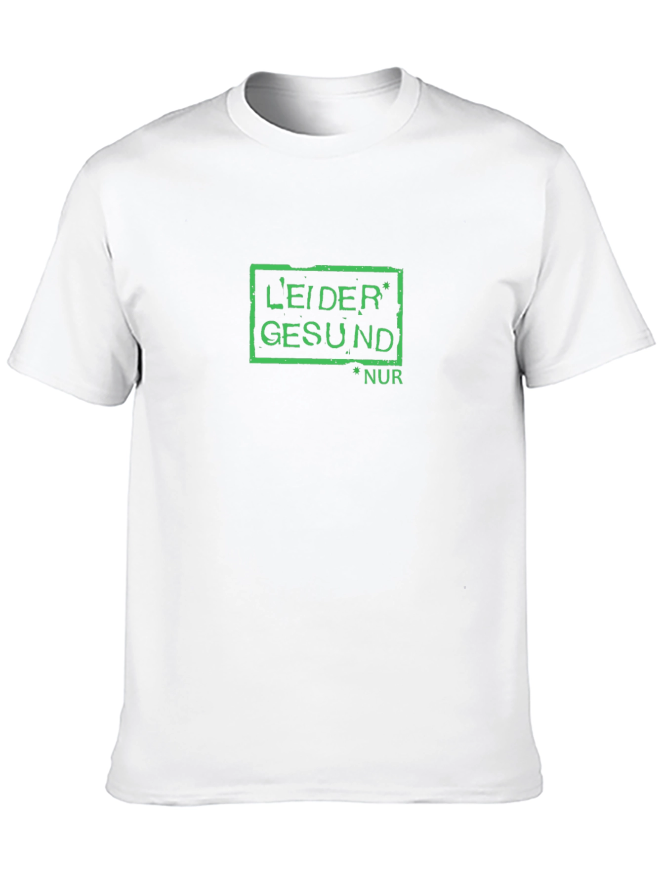 Leider Gesund Black Graphic Tee