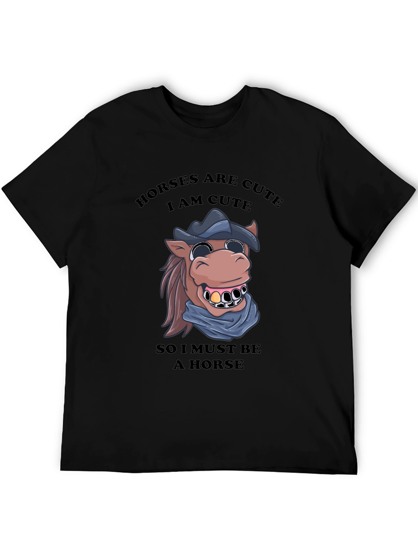 Humorous Horse T-Shirt - Cute & Funny Tee