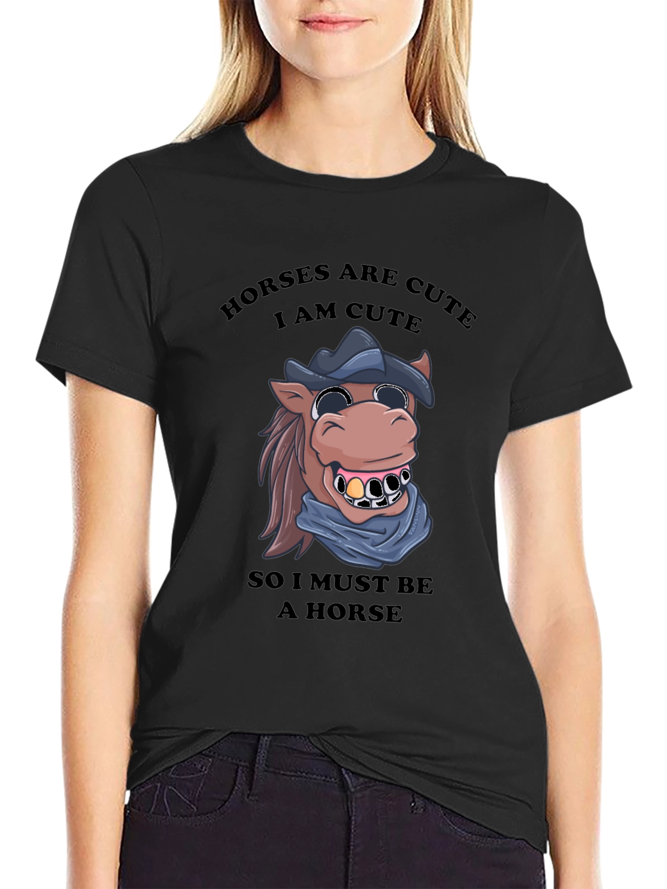 Humorous Horse T-Shirt - Cute & Funny Tee