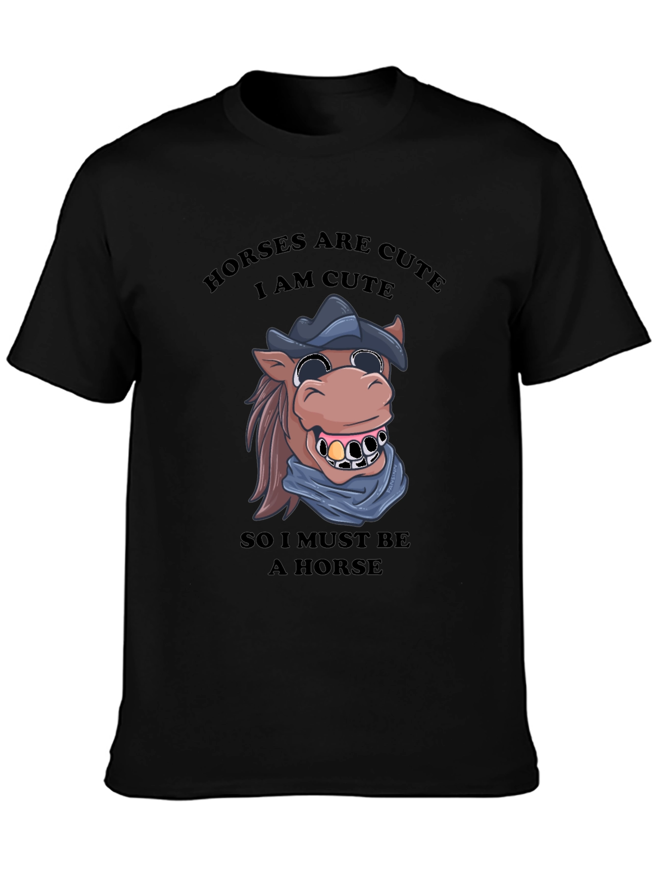 Humorous Horse T-Shirt - Cute & Funny Tee