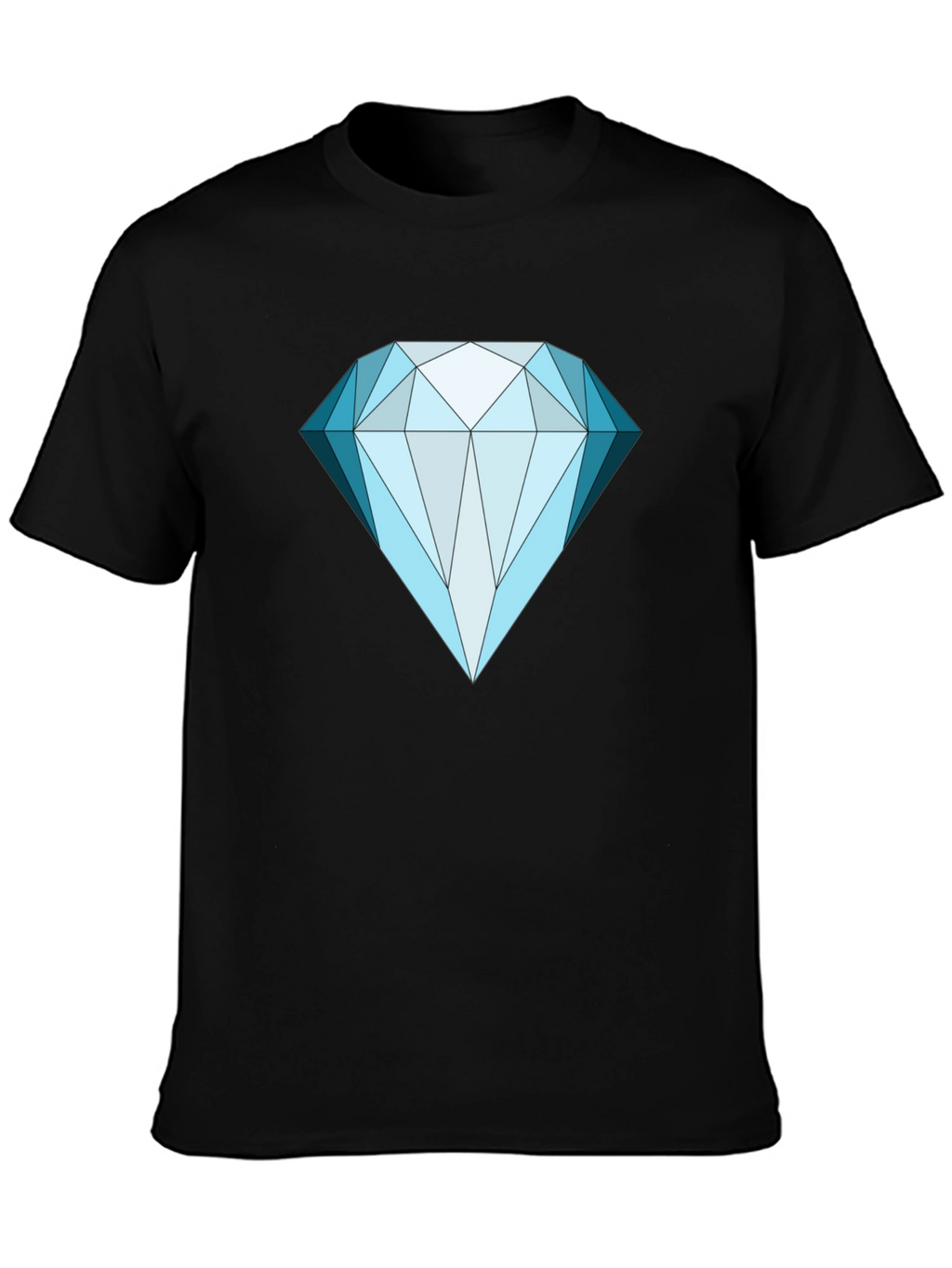 Diamond Graphic Tee - Bold Black Shirt