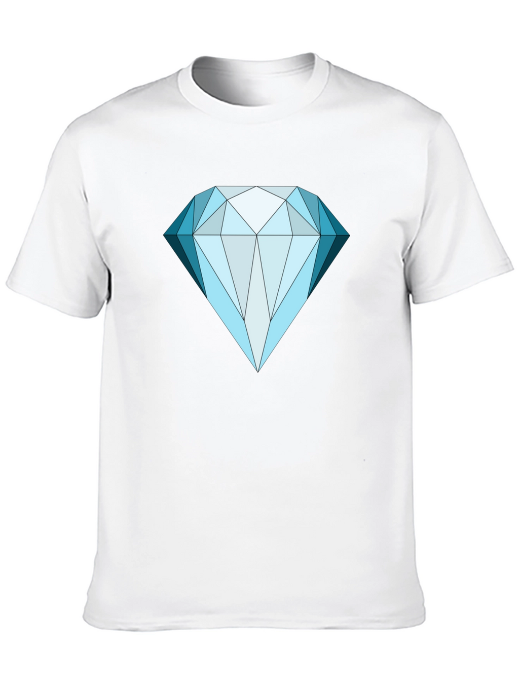 Diamond Graphic Tee - Bold Black Shirt