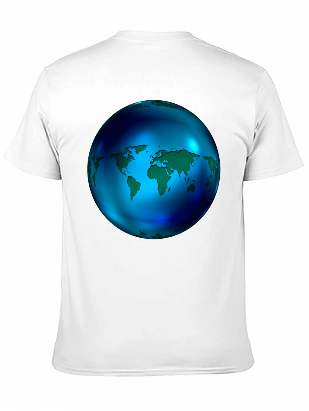 World Globe Graphic Black T-Shirt