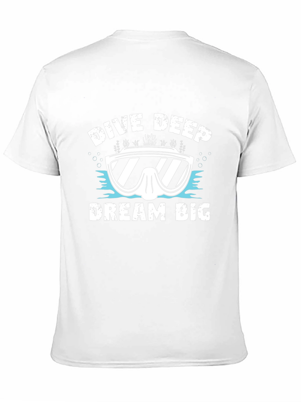 Dive Deep Dream Big Graphic Tee - Black