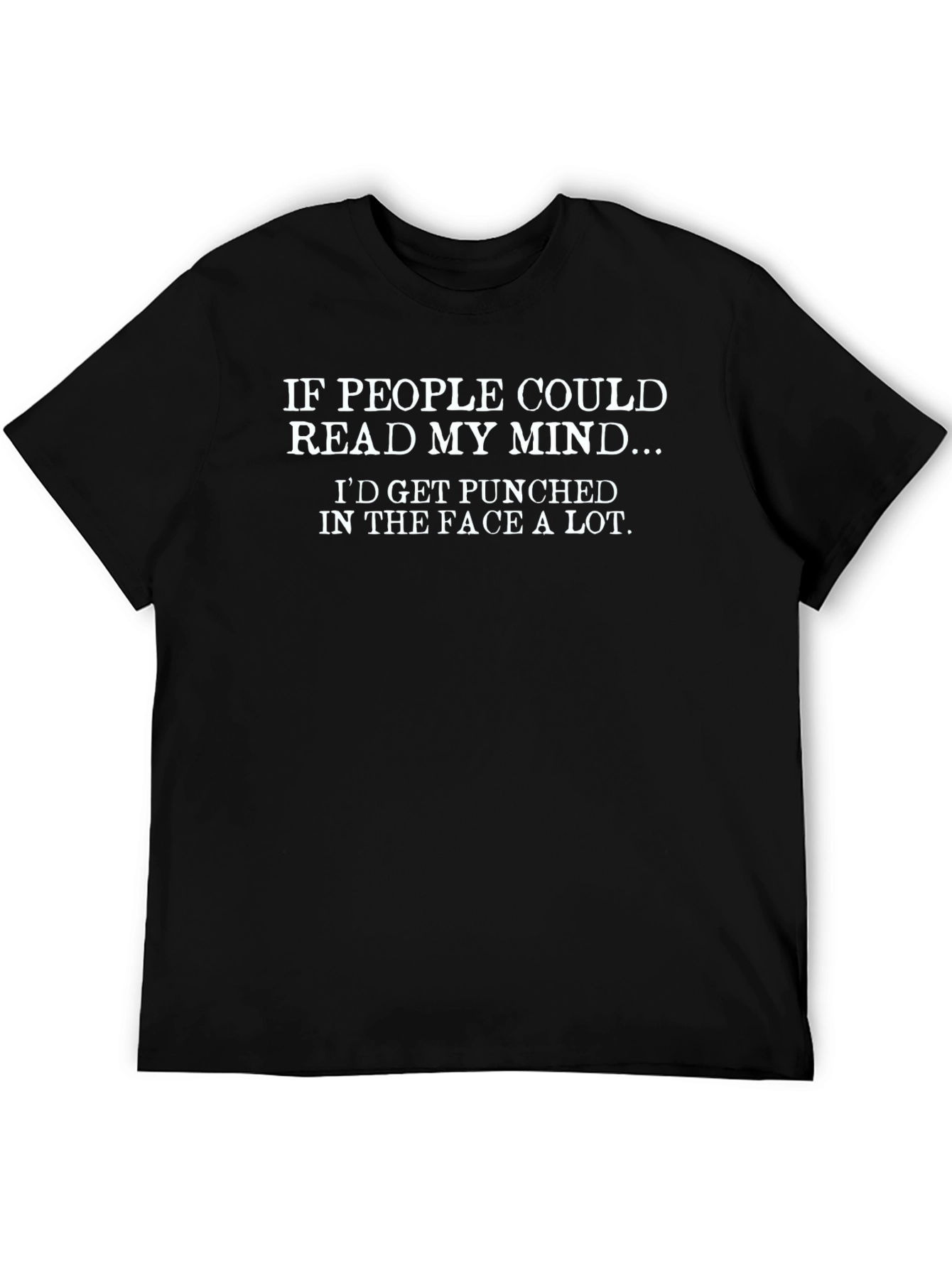 Funny Read My Mind Graphic T-Shirt