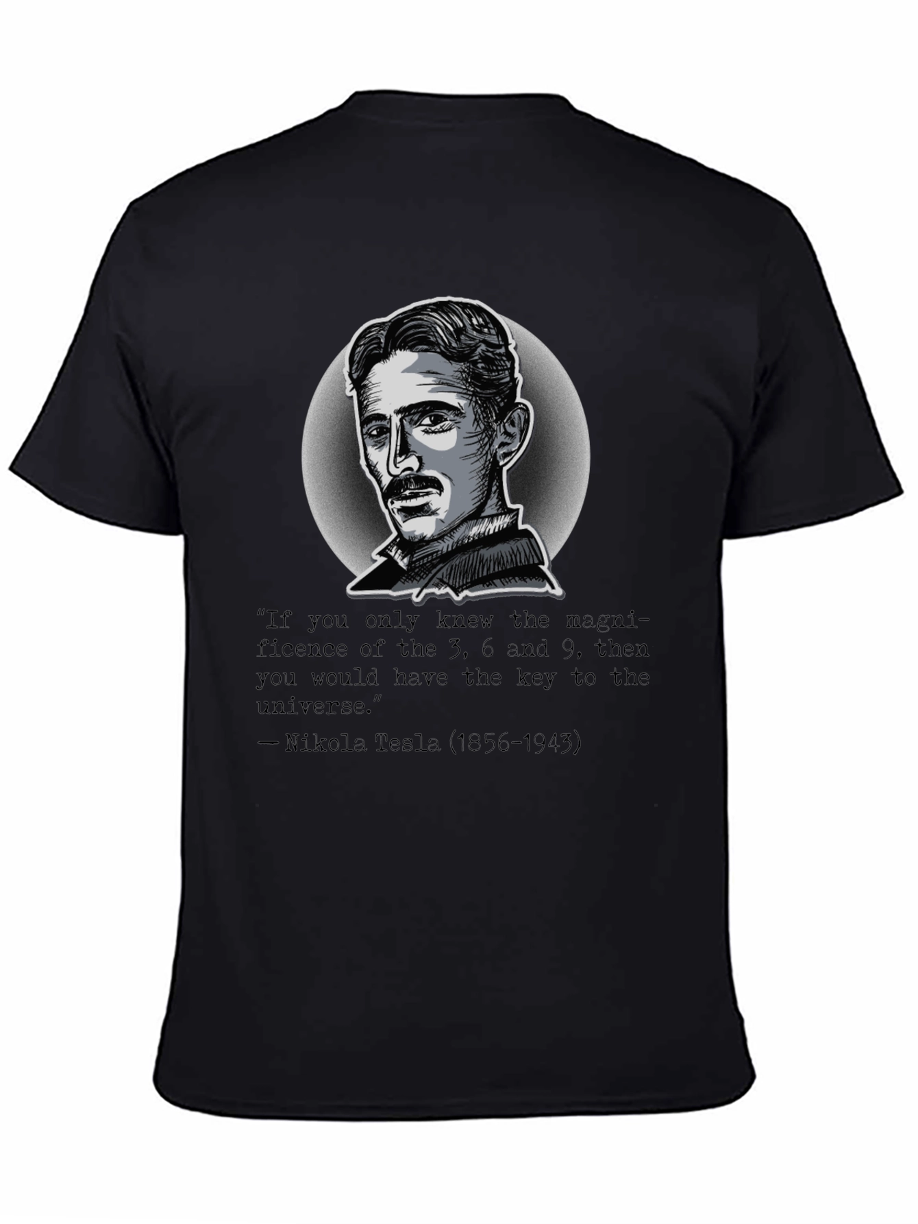Nikola Tesla Quote Graphic T-Shirt