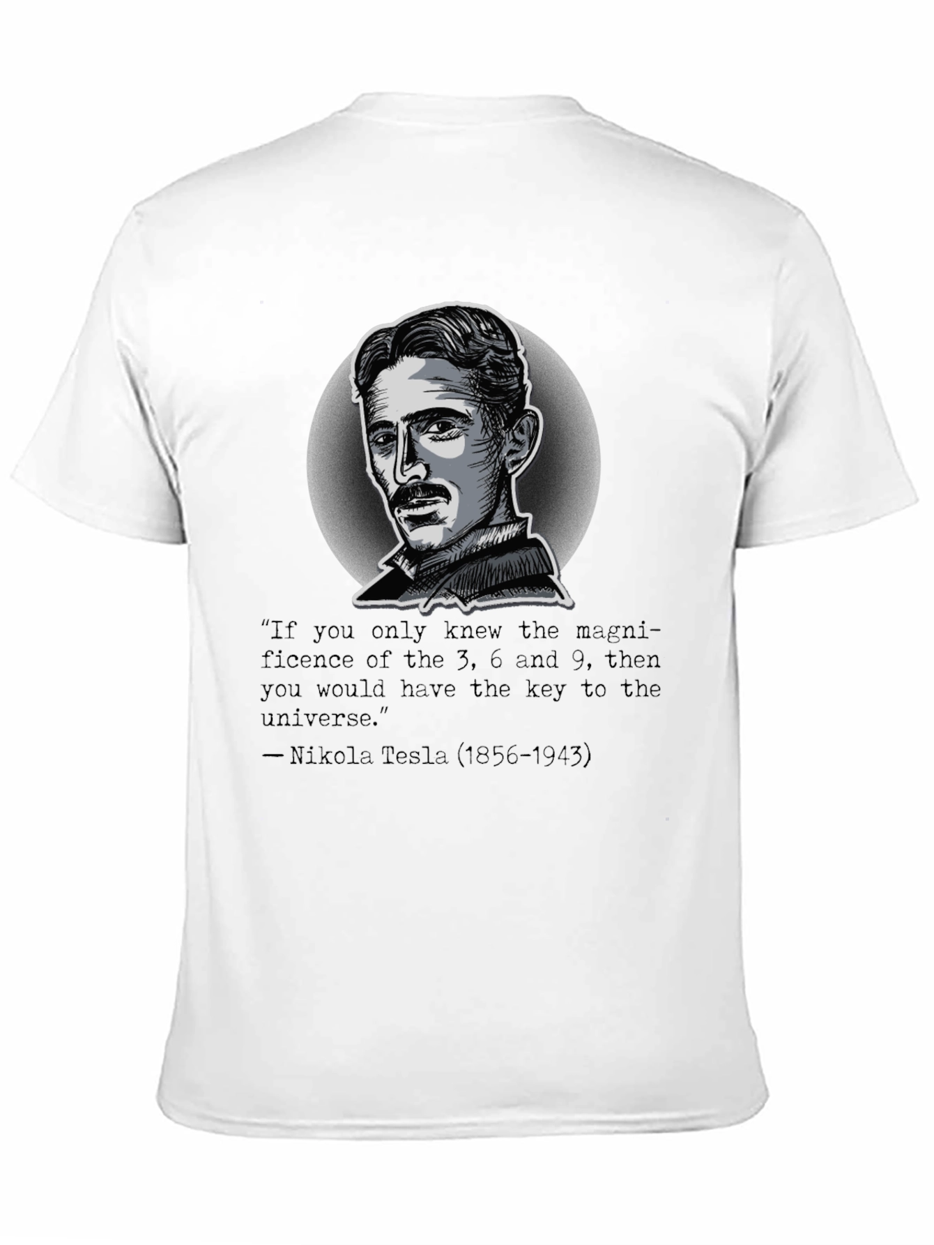Nikola Tesla Quote Graphic T-Shirt