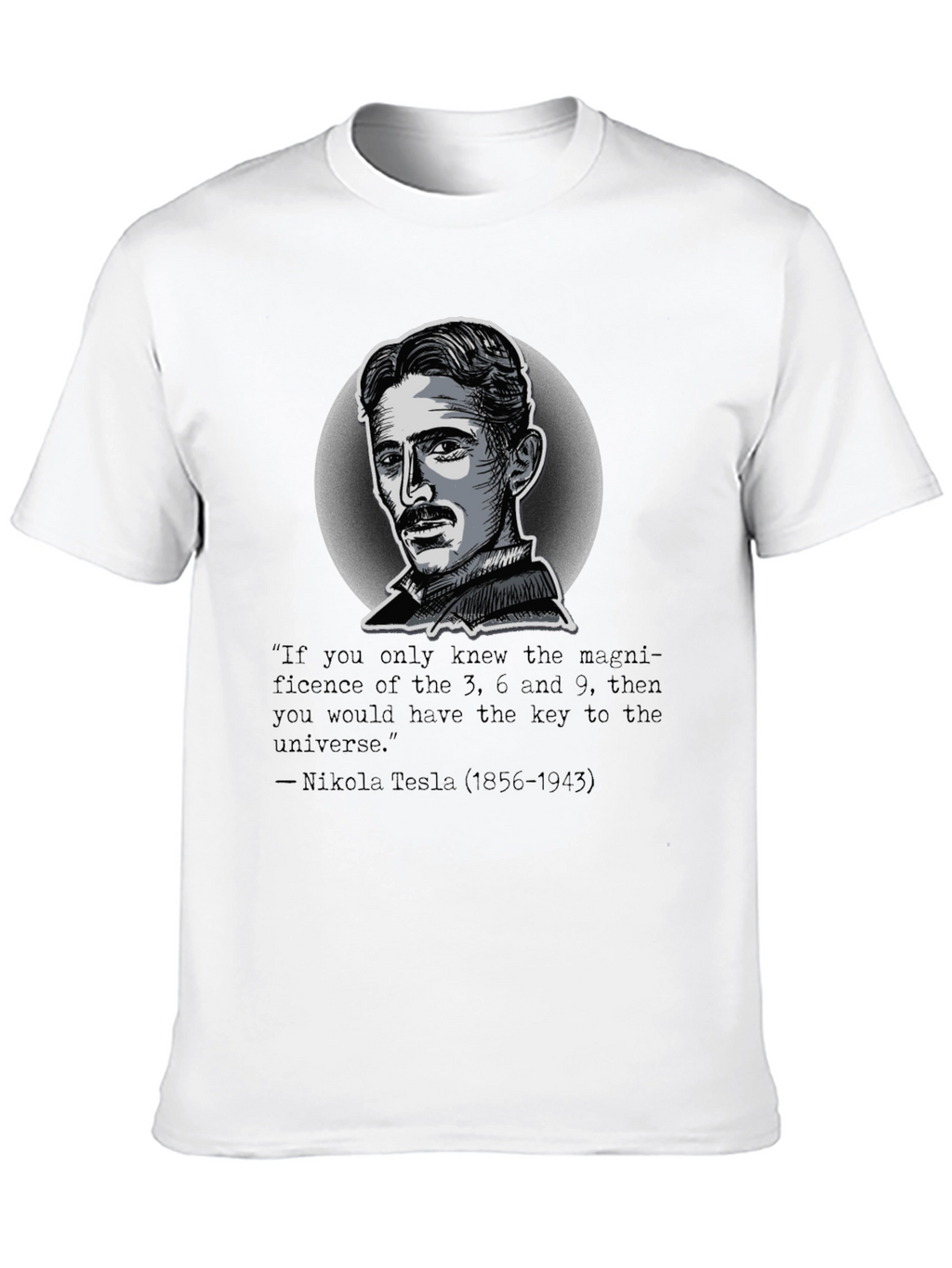 Nikola Tesla Quote Graphic T-Shirt