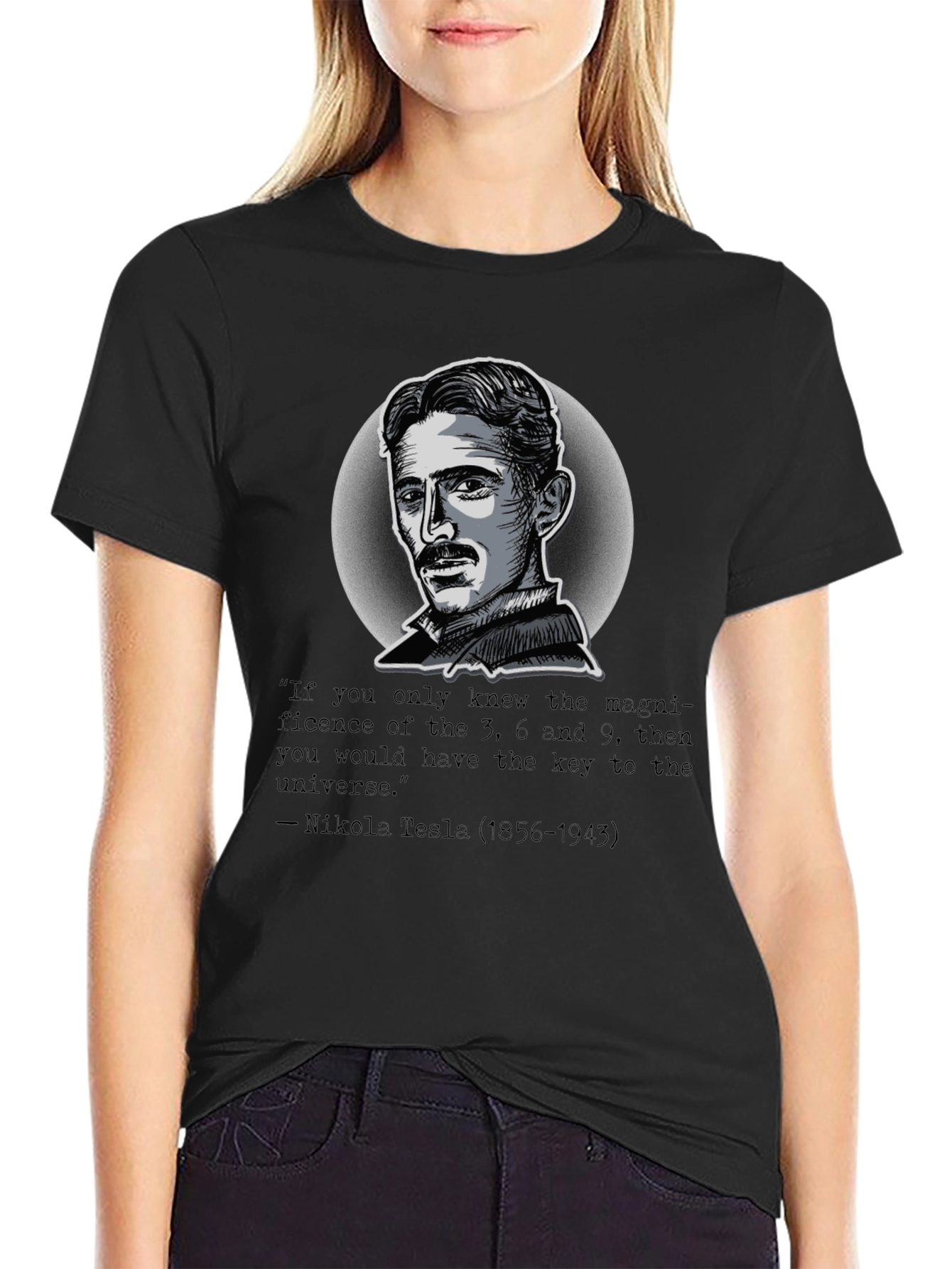 Nikola Tesla Quote Graphic T-Shirt