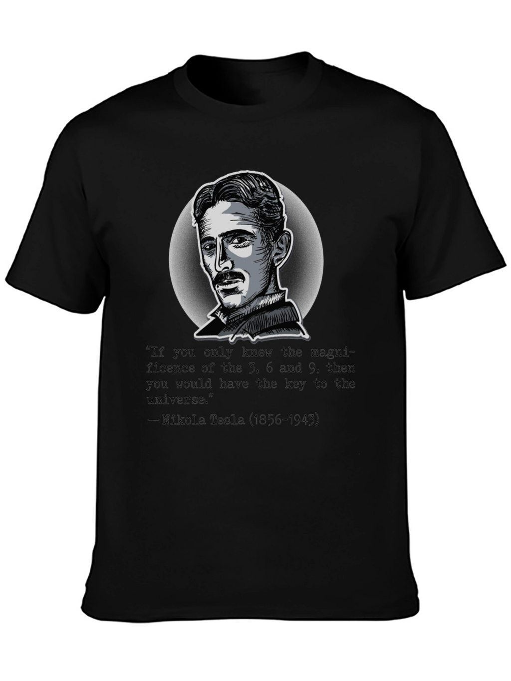 Nikola Tesla Quote Graphic T-Shirt