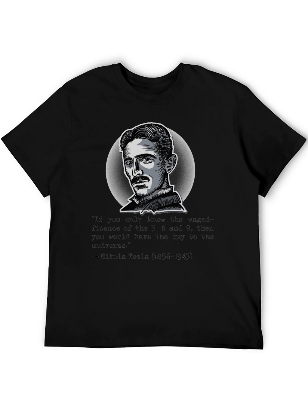 Nikola Tesla Quote Graphic T-Shirt