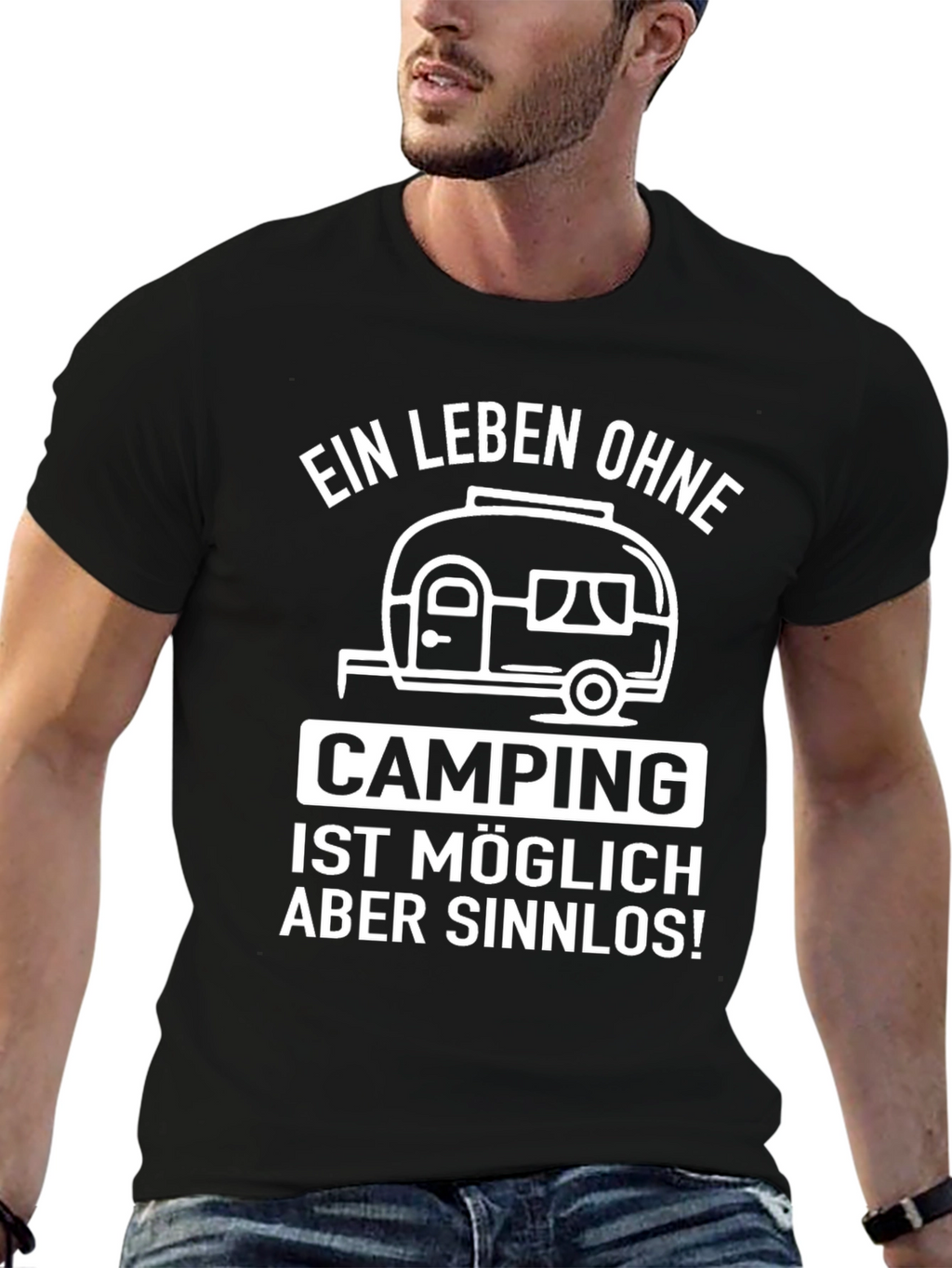 Camping Life T-Shirt - German Saying