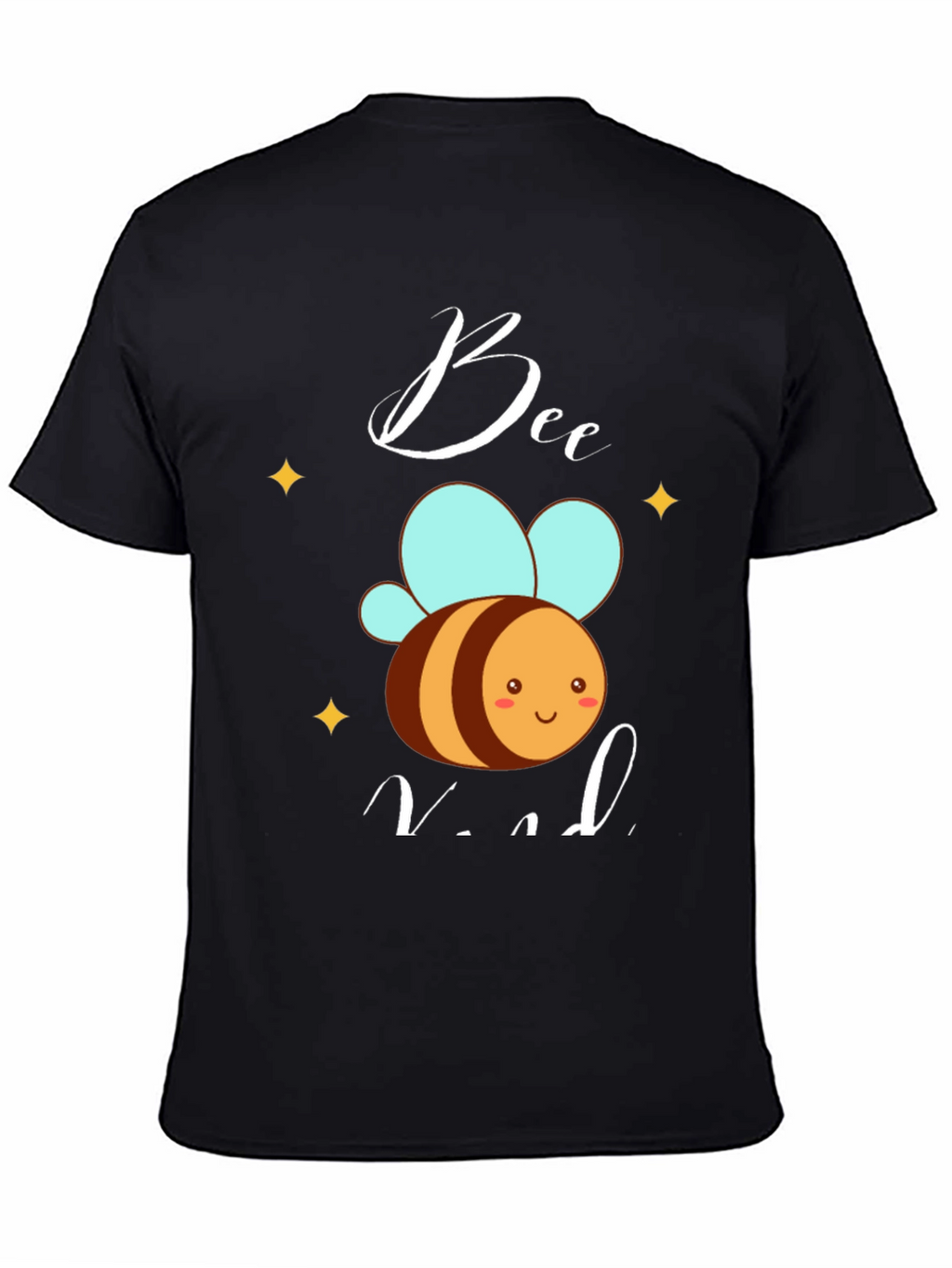 Bee Kind T-Shirt -  Mens Black Graphic Tee