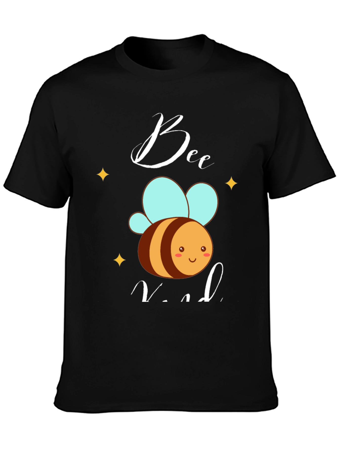 Bee Kind T-Shirt -  Mens Black Graphic Tee