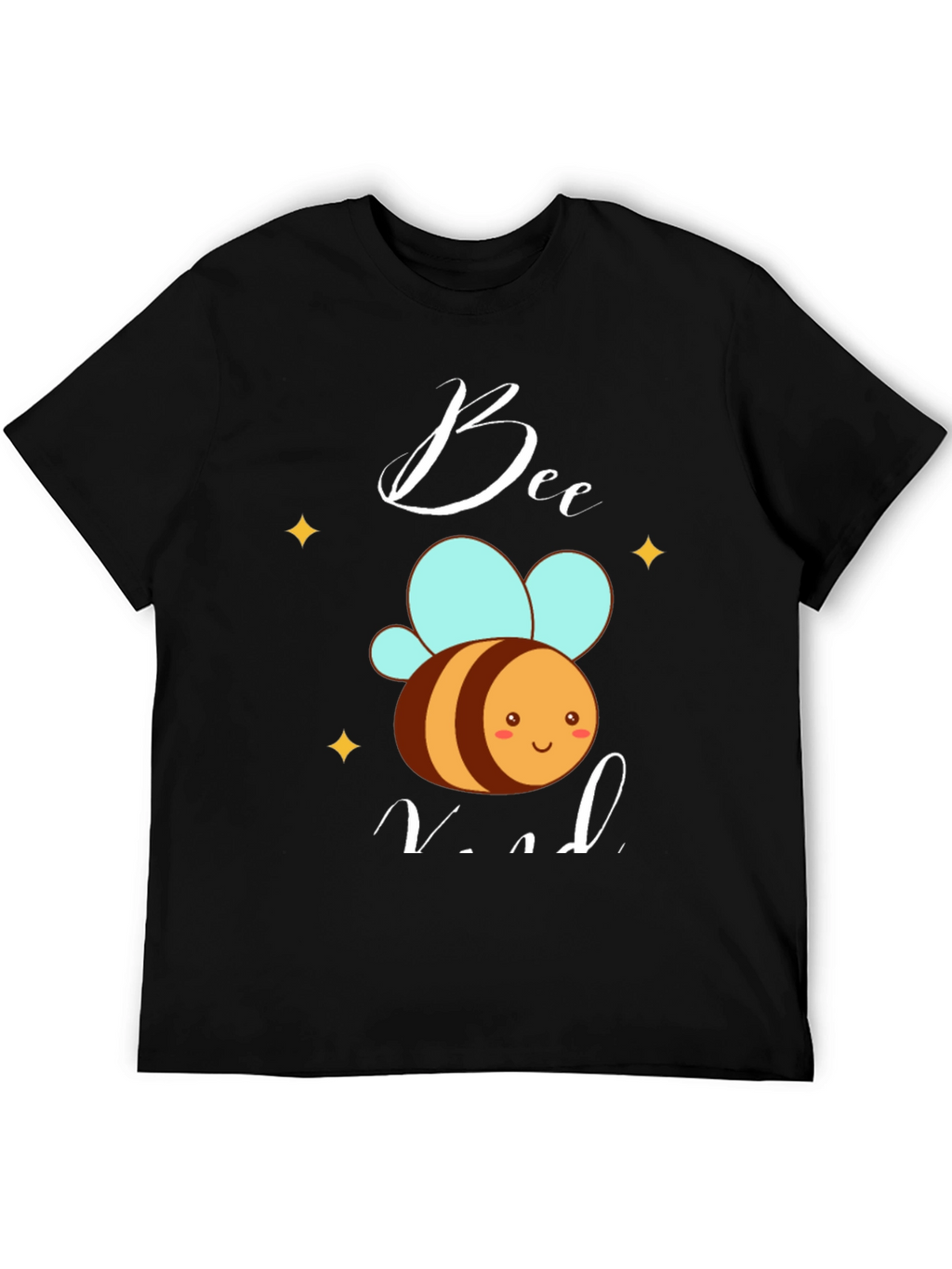Bee Kind T-Shirt -  Mens Black Graphic Tee