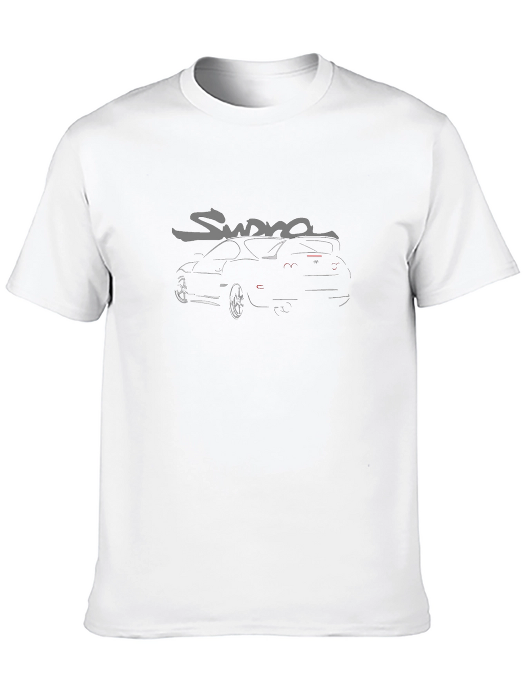 Supra Car Graphic Tee - Black Cotton Blend