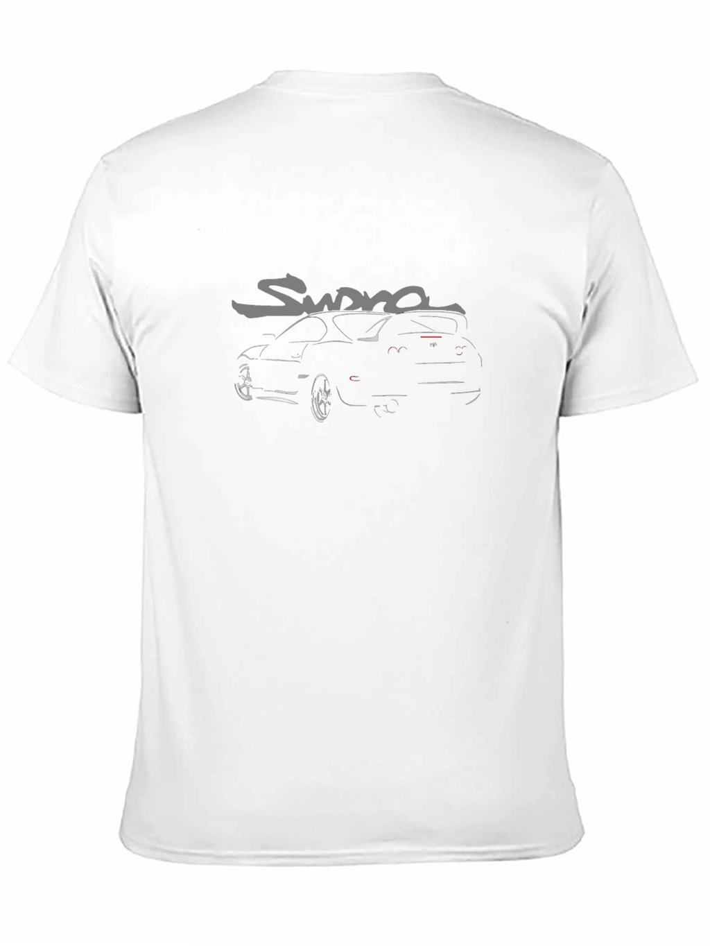 Supra Car Graphic Tee - Black Cotton Blend