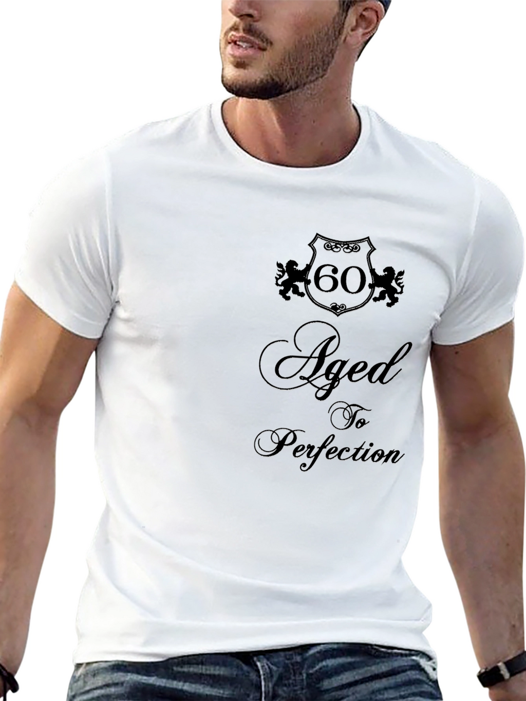 Aged to Perfection 60th Birthday Black T-Shirt