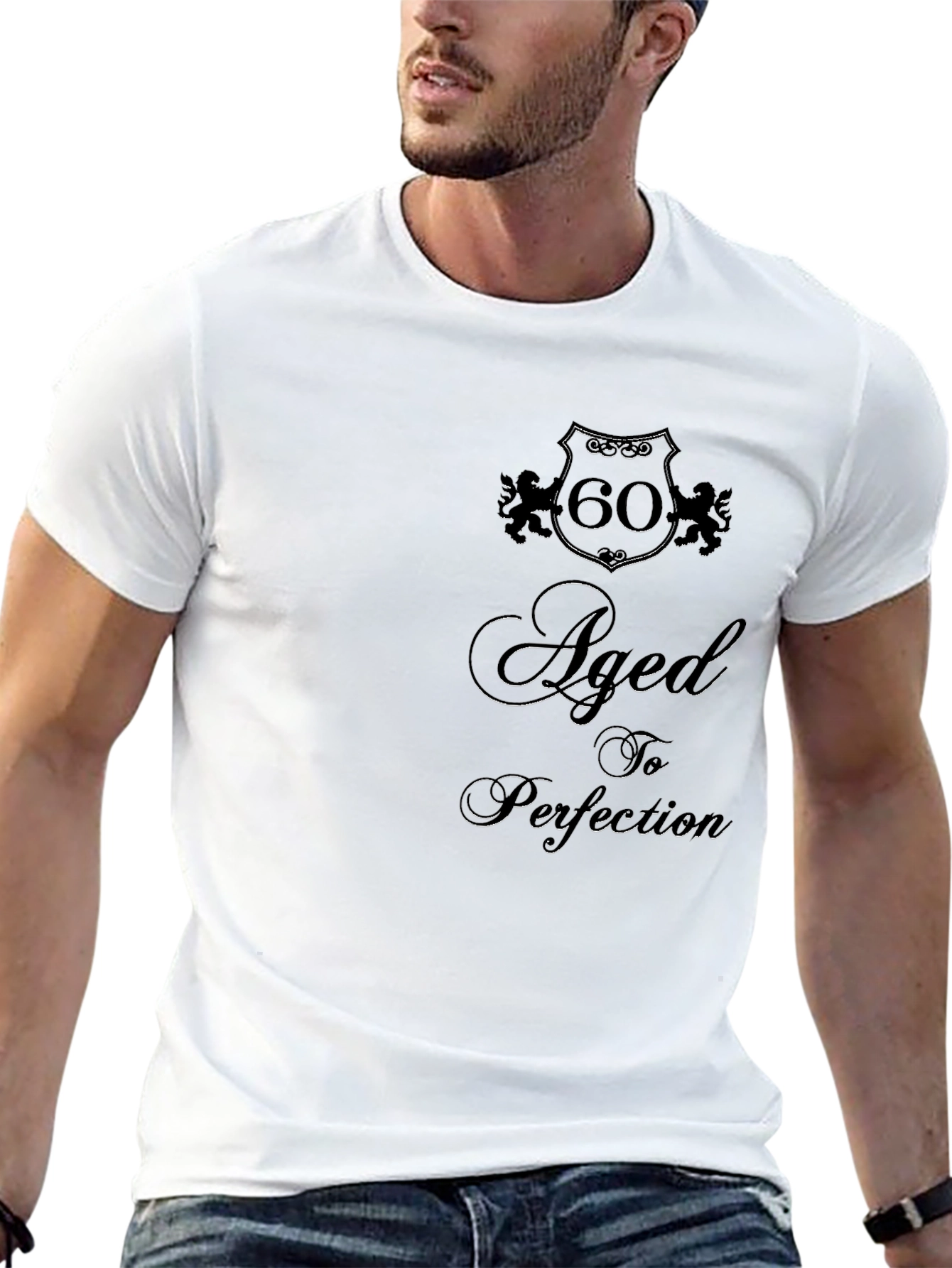 Aged to Perfection 60th Birthday Black T-Shirt