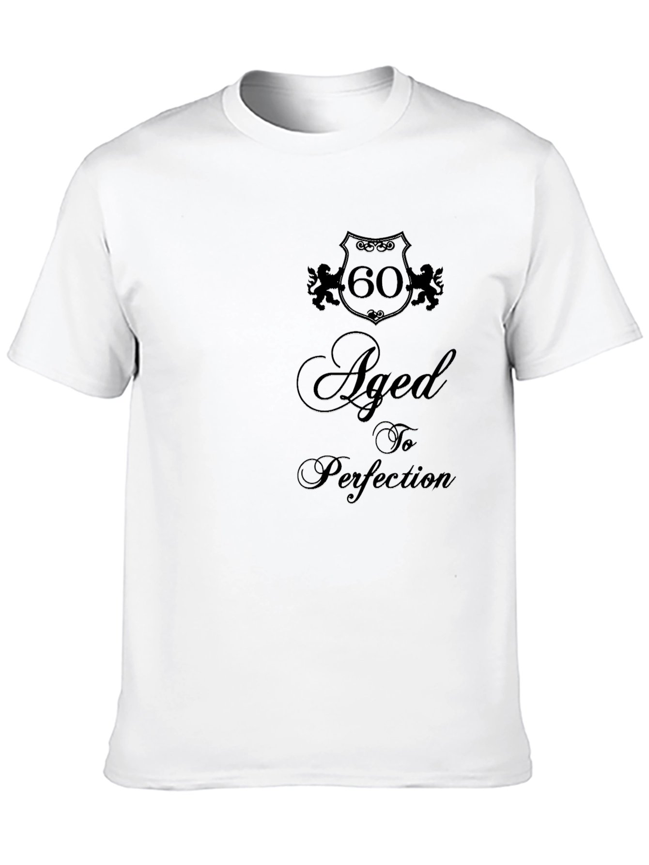 Aged to Perfection 60th Birthday Black T-Shirt