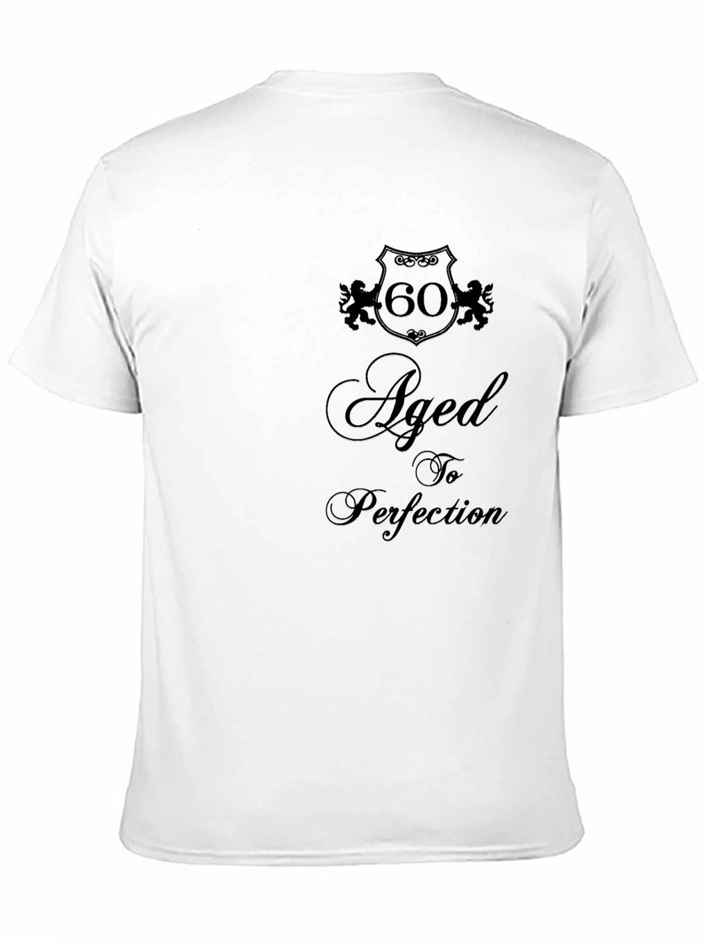 Aged to Perfection 60th Birthday Black T-Shirt