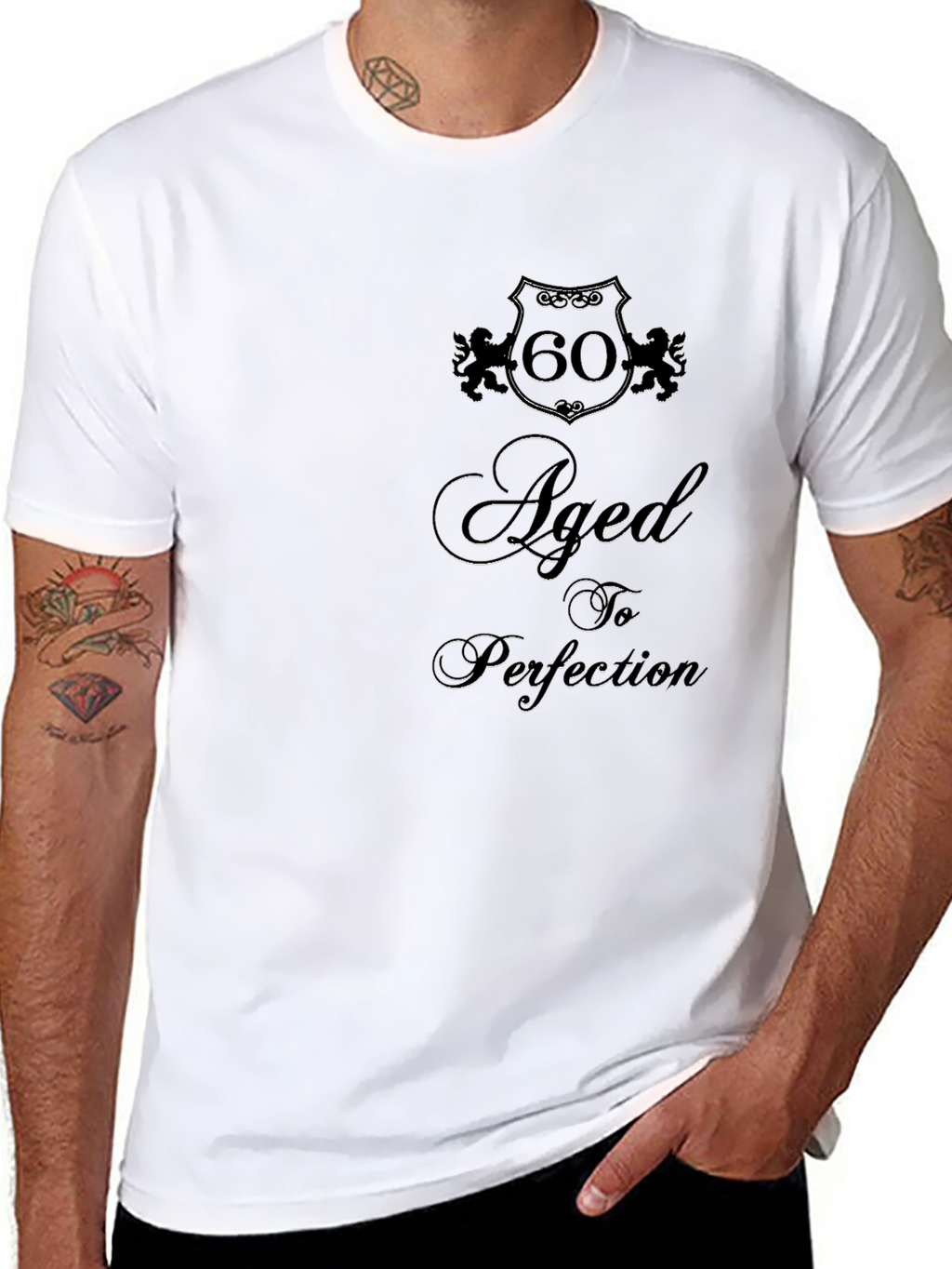 Aged to Perfection 60th Birthday Black T-Shirt