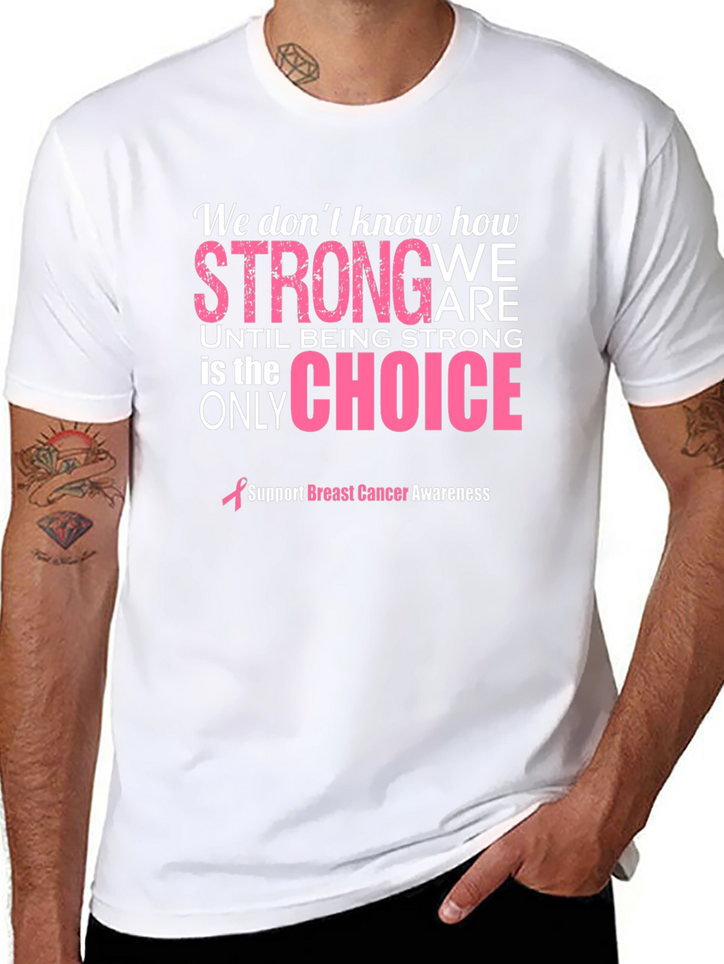 Breast Cancer Awareness Strong T-Shirt