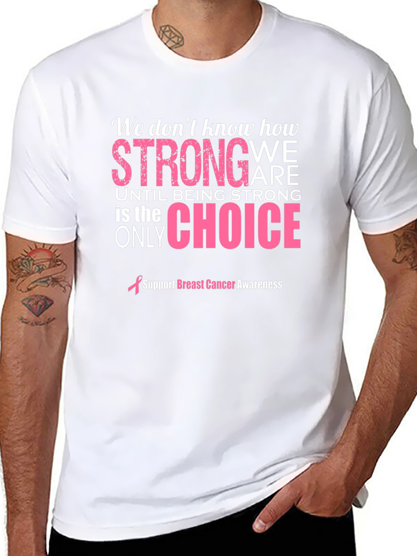 Breast Cancer Awareness Strong T-Shirt