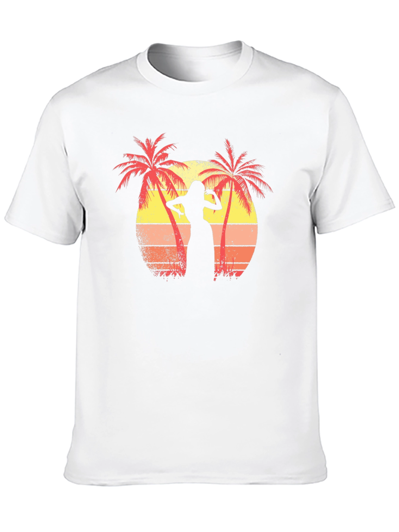 Tropical Sunset Dancer Graphic Tee
