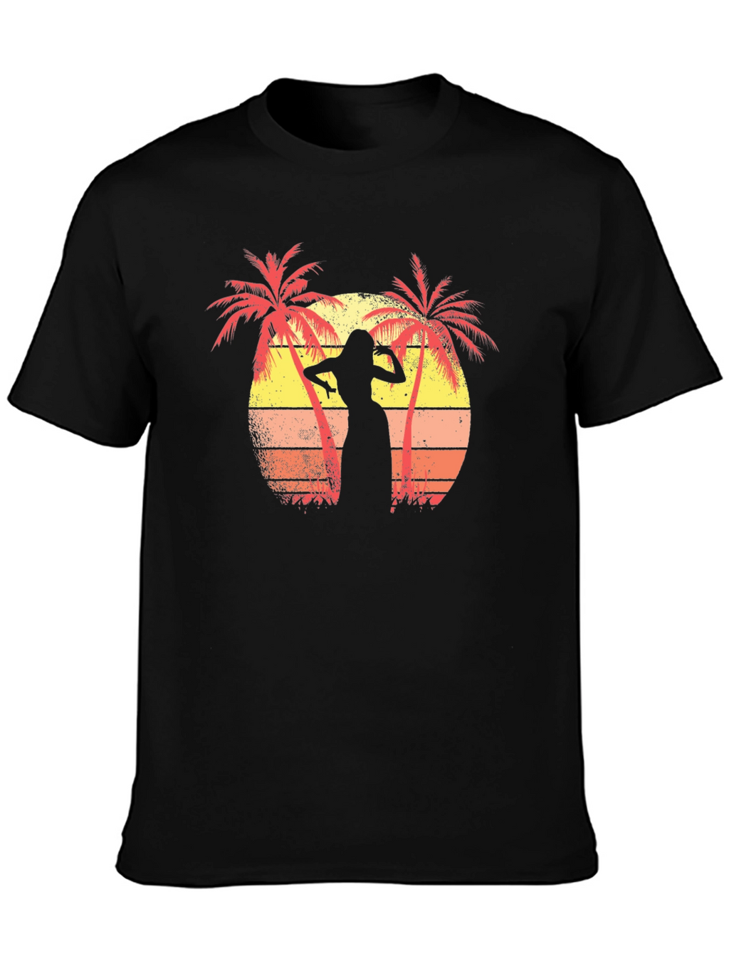 Tropical Sunset Dancer Graphic Tee