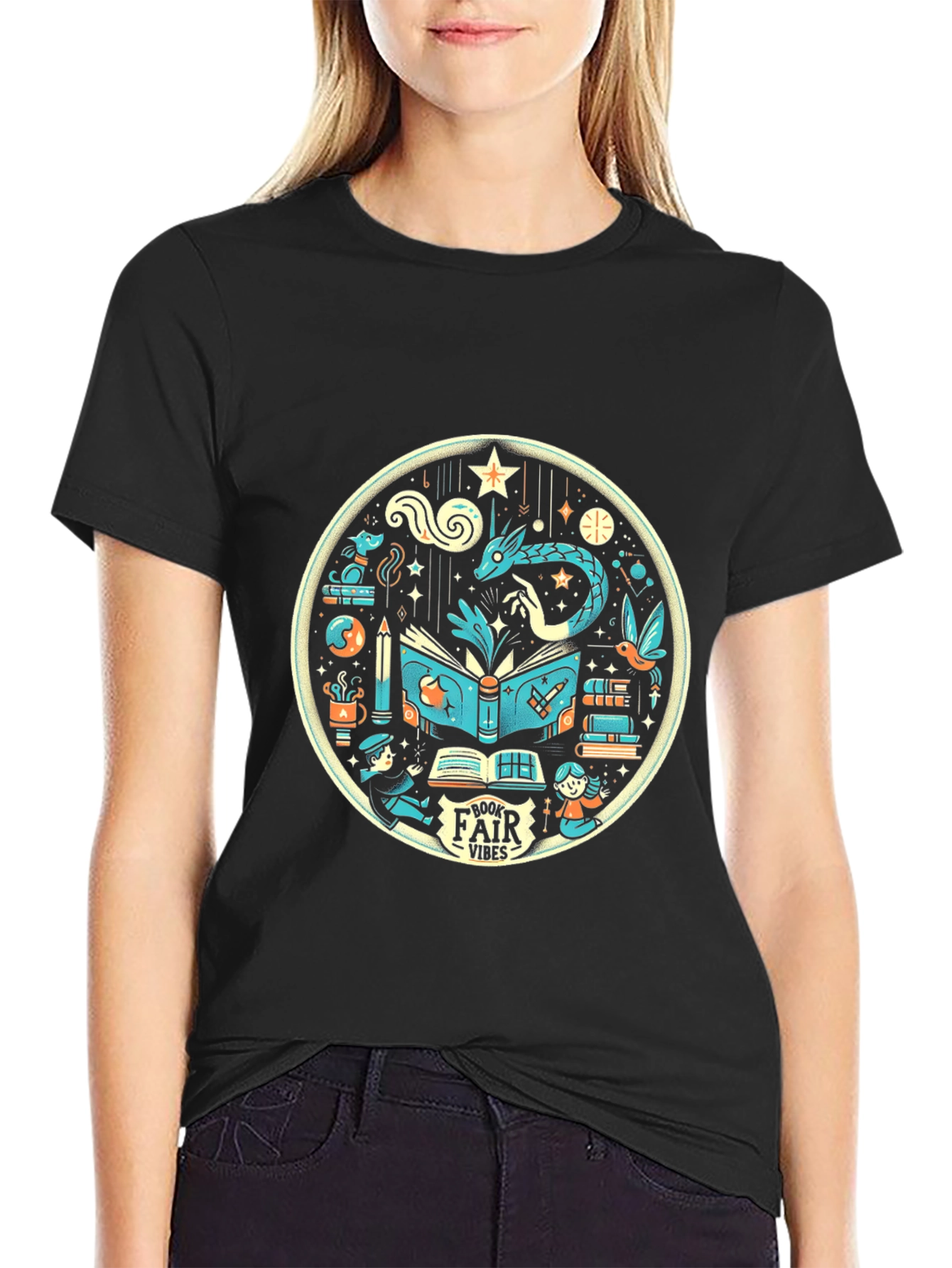 Book Fair Vibes Graphic Tee